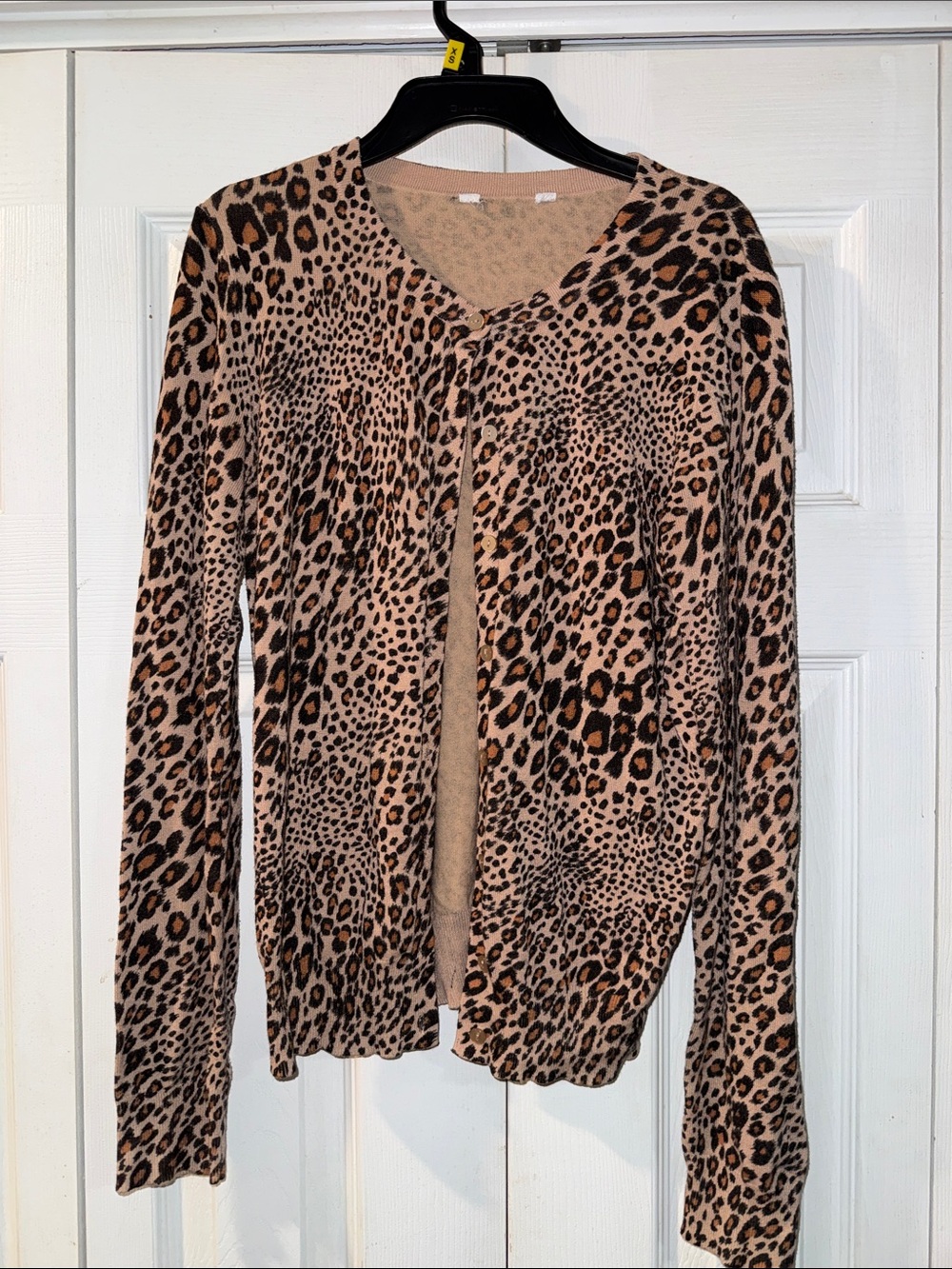 Small leopard print cardigan